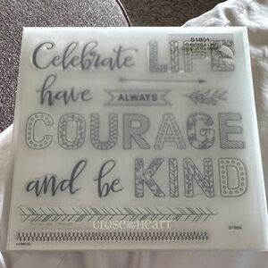 Close to My Heart Gray Home Design Stamp Set - Inspirational Words